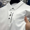 Camisa Polo Masculina de Seda
