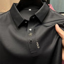 Camisa Polo Masculina de Seda