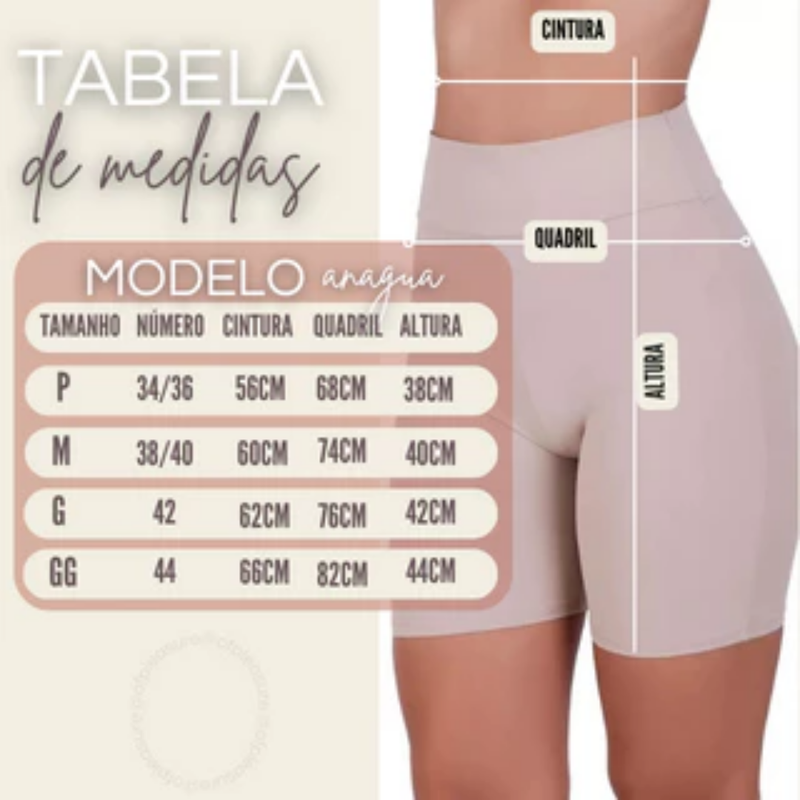 Bermuda Segunda Pele Bellaizi