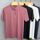 Camisa Polo Masculina de Seda