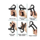 Hand Grip Ajustável: Força Total de 5kg a 60kg