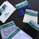 CUECA BOX MASCULINA LACOSTE - CÓS VERDE - CORES VARIADAS - PAGUE 3, LEVE 6