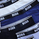 CUECA BOX MASCULINA BOSS - CÓS AZUL E CORES VARIADAS - PAGUE 3, LEVE 5