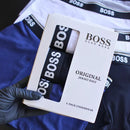 CUECA BOX MASCULINA BOSS - CÓS AZUL E CORES VARIADAS - PAGUE 3, LEVE 5