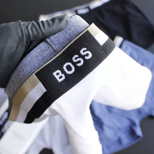CUECA BOX MASCULINA BOSS - CORES VARIADAS - PAGUE 3, LEVE 6