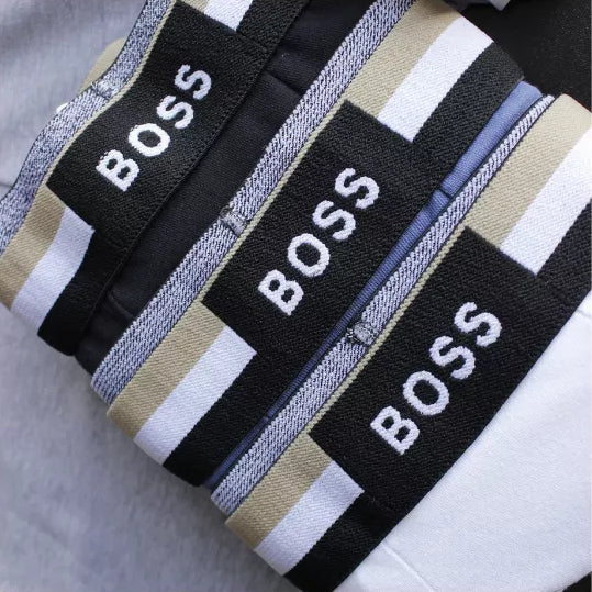 CUECA BOX MASCULINA BOSS - CORES VARIADAS - PAGUE 3, LEVE 6