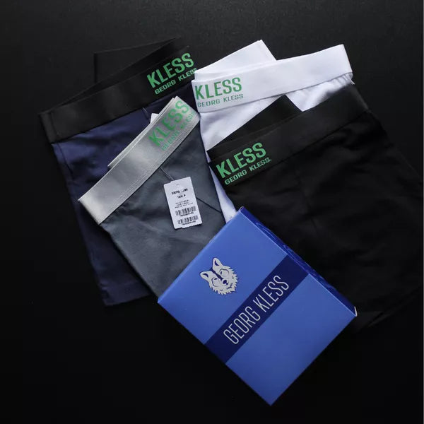 CUECA BOX MASCULINA GEORG KLESS - CORES VARIADAS - ESCR. VERDE - PAGUE 3, LEVE 6