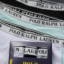 CUECA BOX MASCULINA RALPH LAUREN - CORES VARIADAS - CÓS BRANCO - PAGUE3, LEVE 6