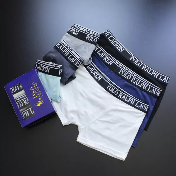 CUECA BOX MASCULINA RALPH LAUREN - CORES VARIADAS - PAGUE 3, LEVE 5