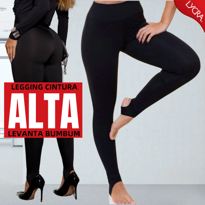 Calça Legging Cintura Alta (Suplex Grossa)