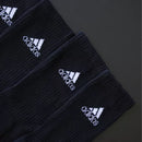 MEIA CANO ALTO ADIDAS - 3 PARES - CORES VARIADAS