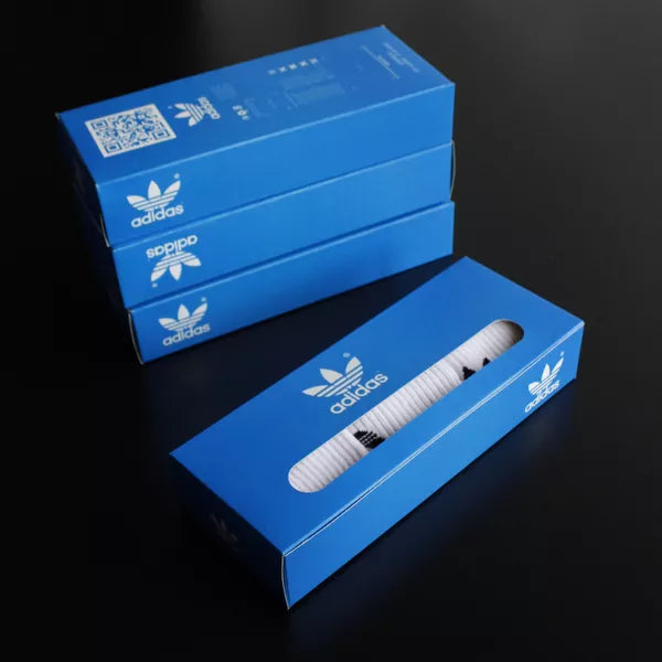 MEIA CANO ALTO ADIDAS - 3 PARES - CORES VARIADAS