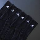 MEIA CANO ALTO ADIDAS - 6 PARES - CORES VARIADAS