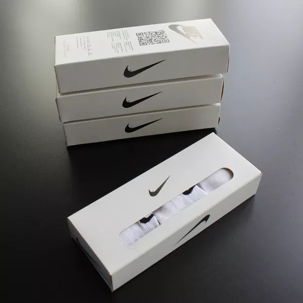 MEIA CANO ALTO NIKE - 6 PARES - CORES VARIADAS