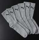 MEIA CANO ALTO PUMA - 6 PARES - CORES VARIADAS