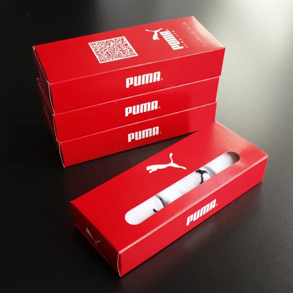 MEIA SOQUETE PUMA - 6 PARES - CORES VARIADAS