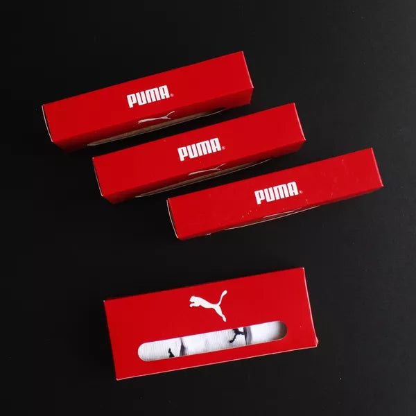 MEIA SOQUETE PUMA - 6 PARES - CORES VARIADAS