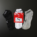 MEIA SOQUETE PUMA - 6 PARES - CORES VARIADAS