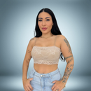 Top Bellaizi Rendado Alcinha