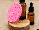 ESPONJA VEGETAL DE CELULOSE FACIAL ROSA