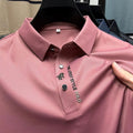 Camisa Polo Masculina de Seda